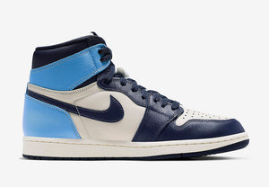 Jordan 1 Retro High Obsidian UNC