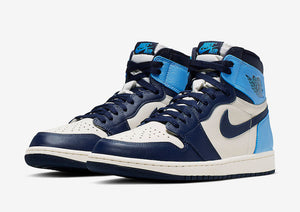 Jordan 1 Retro High Obsidian UNC