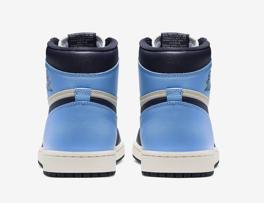Jordan 1 Retro High Obsidian UNC