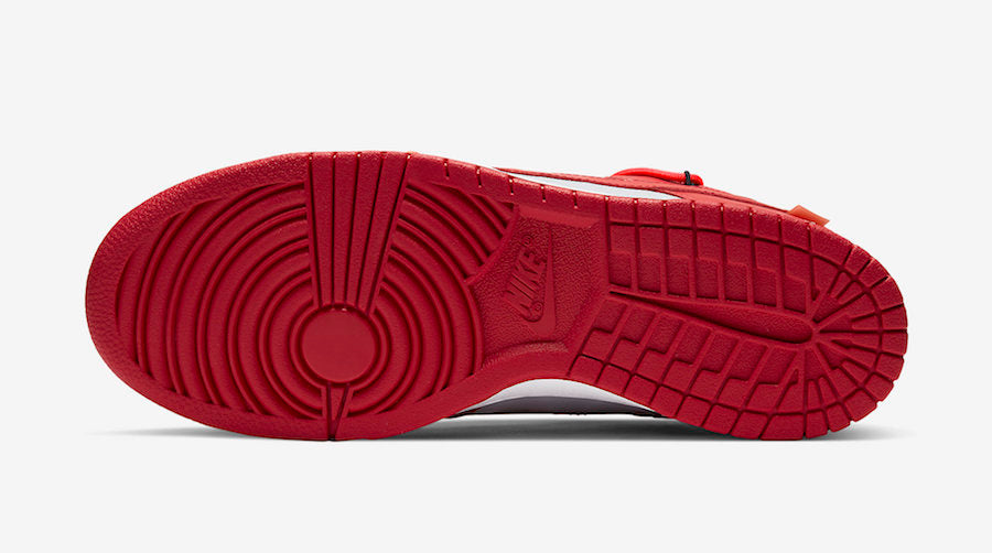Off-White x Dunk Low 'University Red'