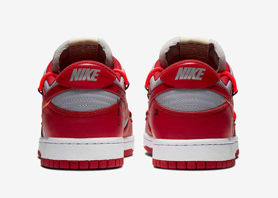 Off-White x Dunk Low 'University Red'
